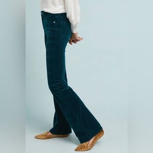 Pilcro and the Letterpress Teal Boot Cut Pants